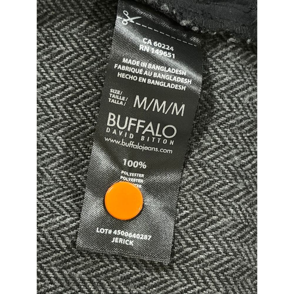 Buffalo David Bitton Jerick Herringbone Snap Shacket M NWT - Picture 4 of 5